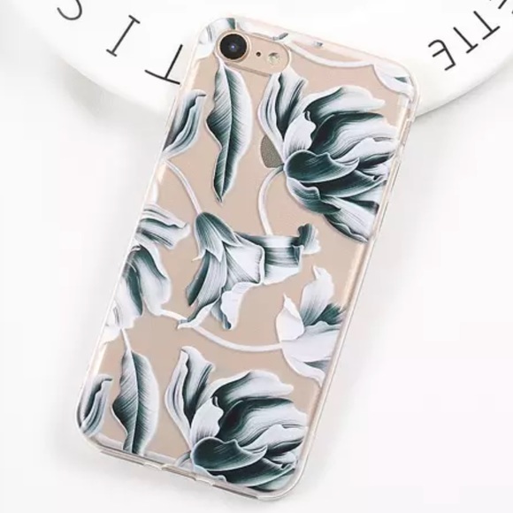 NEW iPhone 6/6s/6+/6s+ Floral Clear Soft Case - Picture 4 of 5